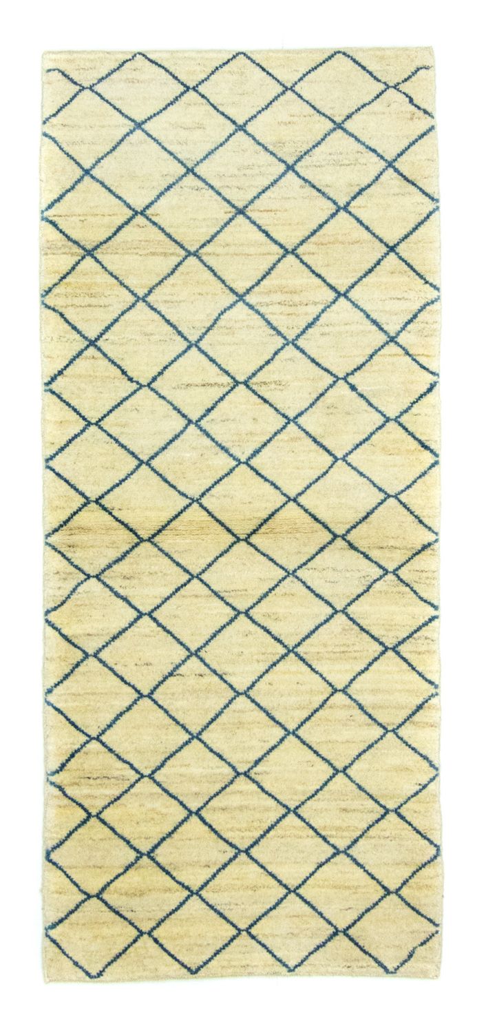 Gabbeh Teppich - Perser 190 x 82 cm - blau