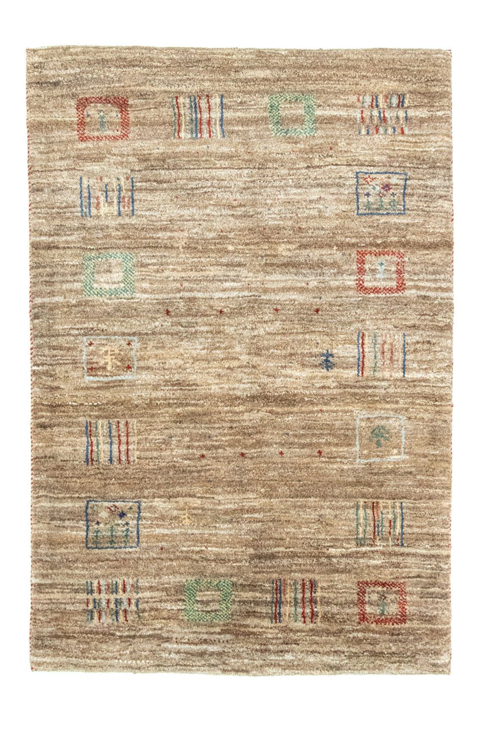 Gabbeh Teppich - Perser 154 x 103 cm - braun