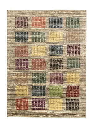 Gabbeh Teppich - Perser 137 x 102 cm - grau