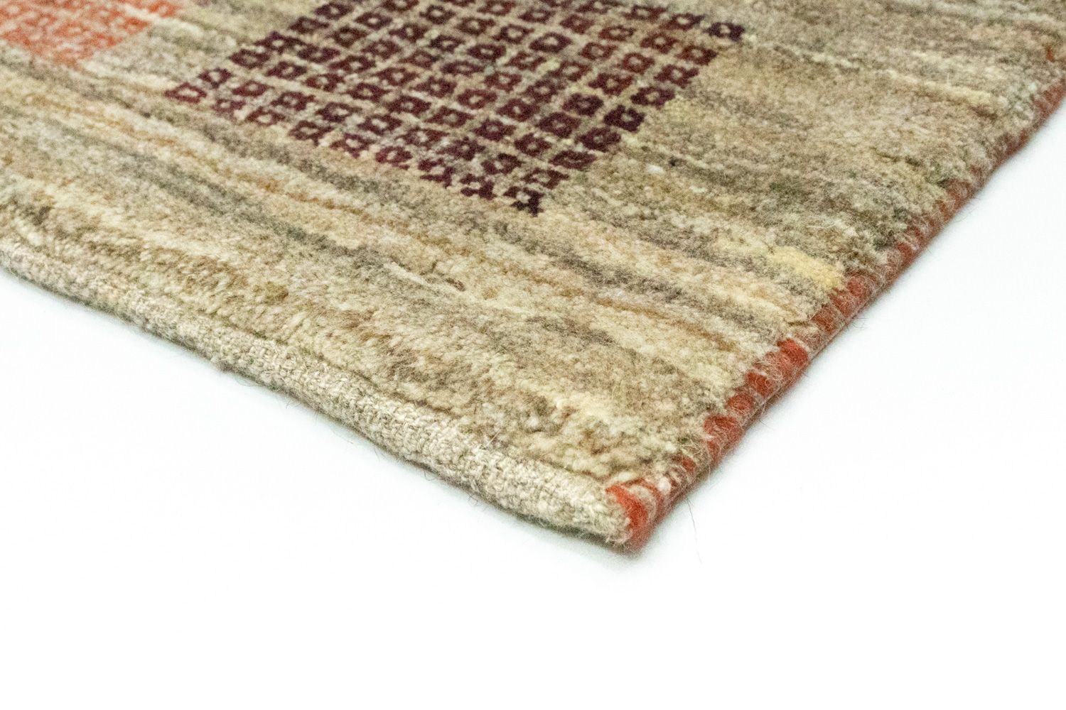 Gabbeh Teppich - Perser 137 x 102 cm - grau