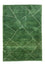Gabbeh Teppich - Perser 143 x 100 cm - grün