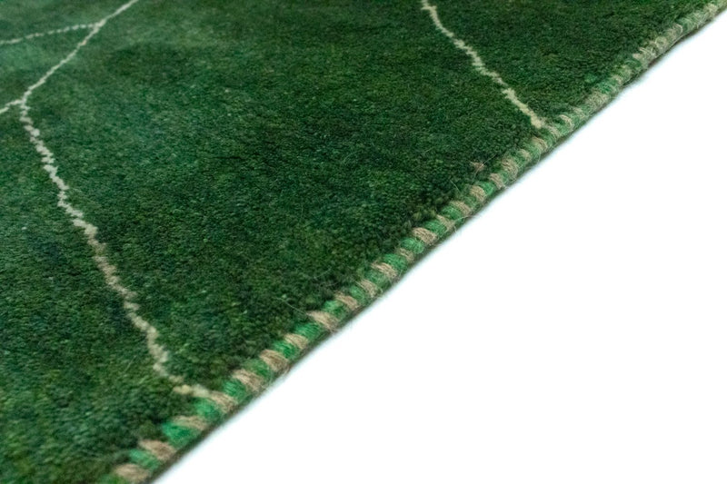 Gabbeh Teppich - Perser 143 x 100 cm - grün