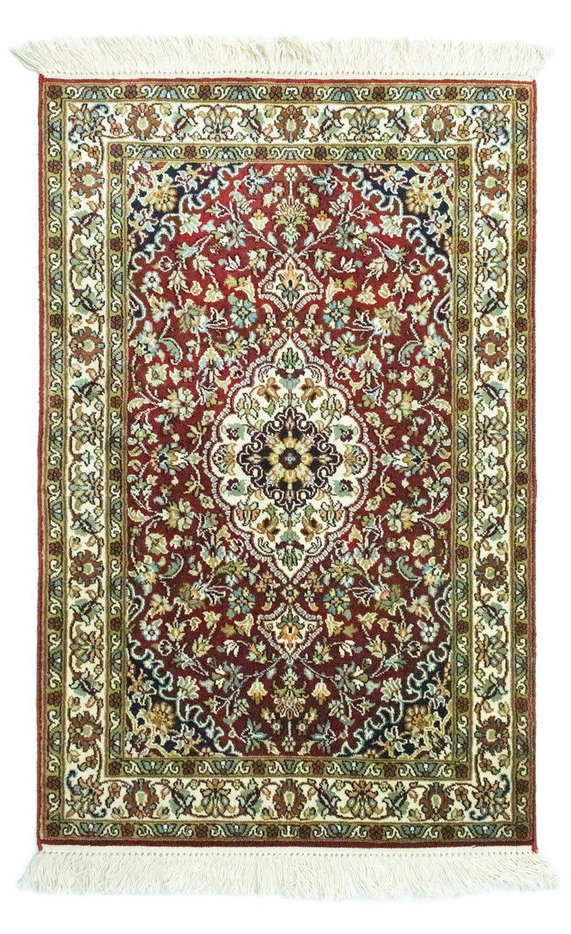 Seidenteppich - Kaschmir Seide 95 x 63 cm Fußmatte