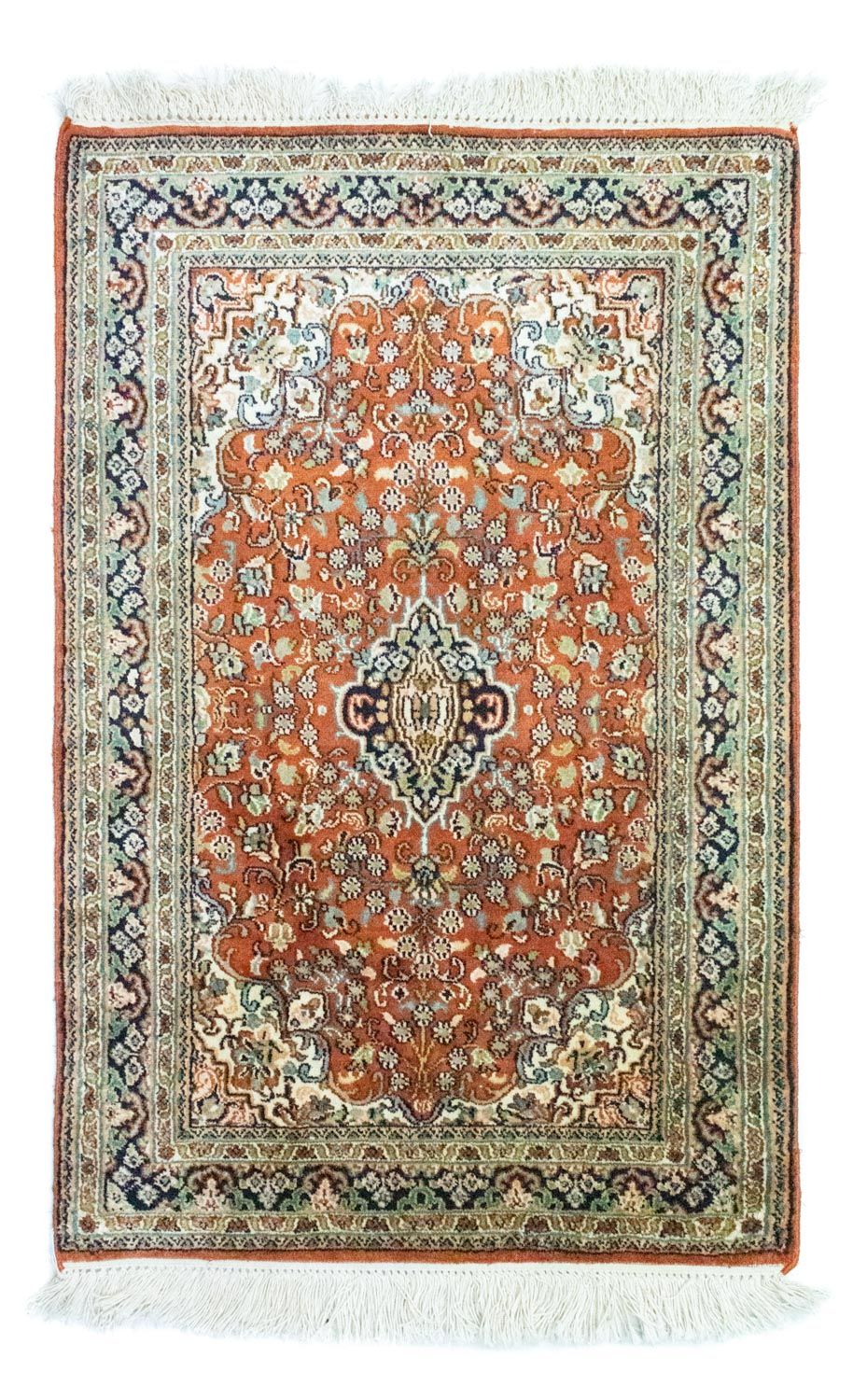 Seidenteppich - Kaschmir Seide 94 x 63 cm Fußmatte