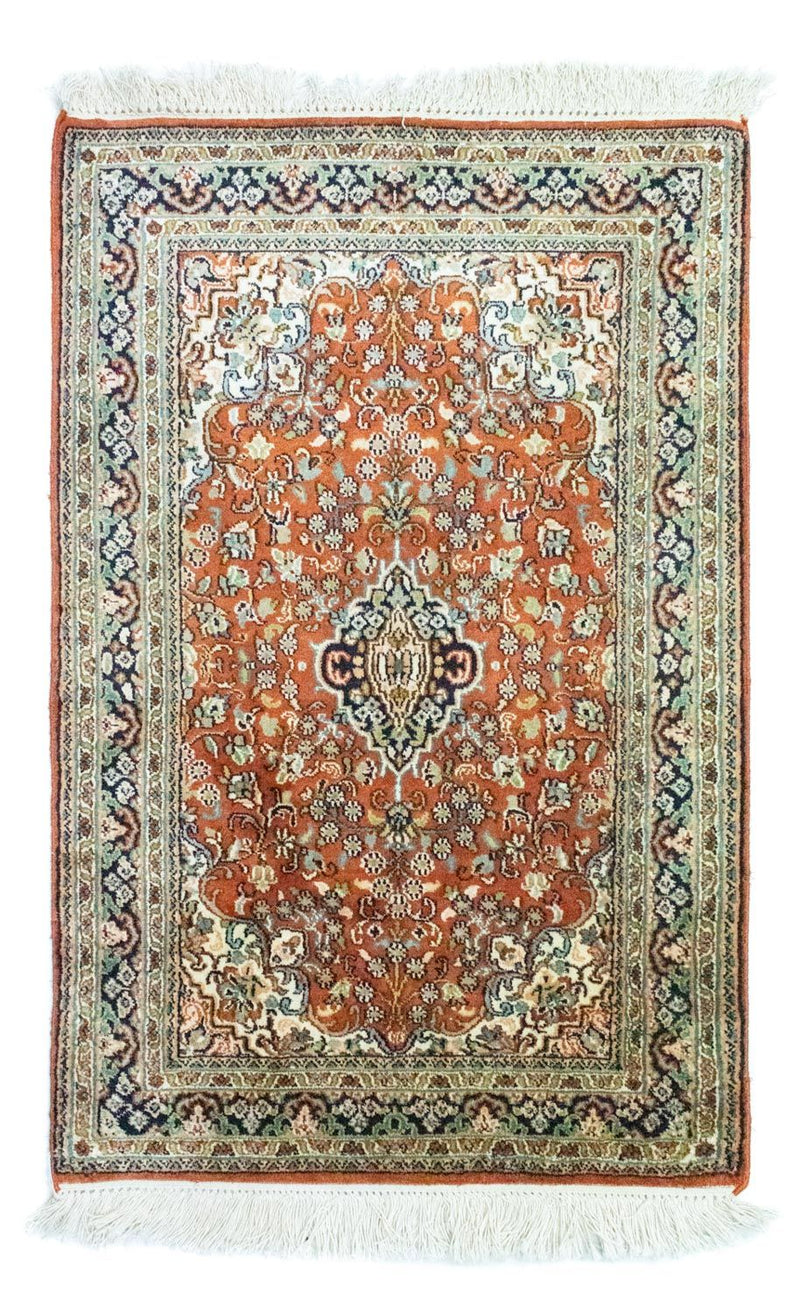 Seidenteppich - Kaschmir Seide 94 x 63 cm Fußmatte