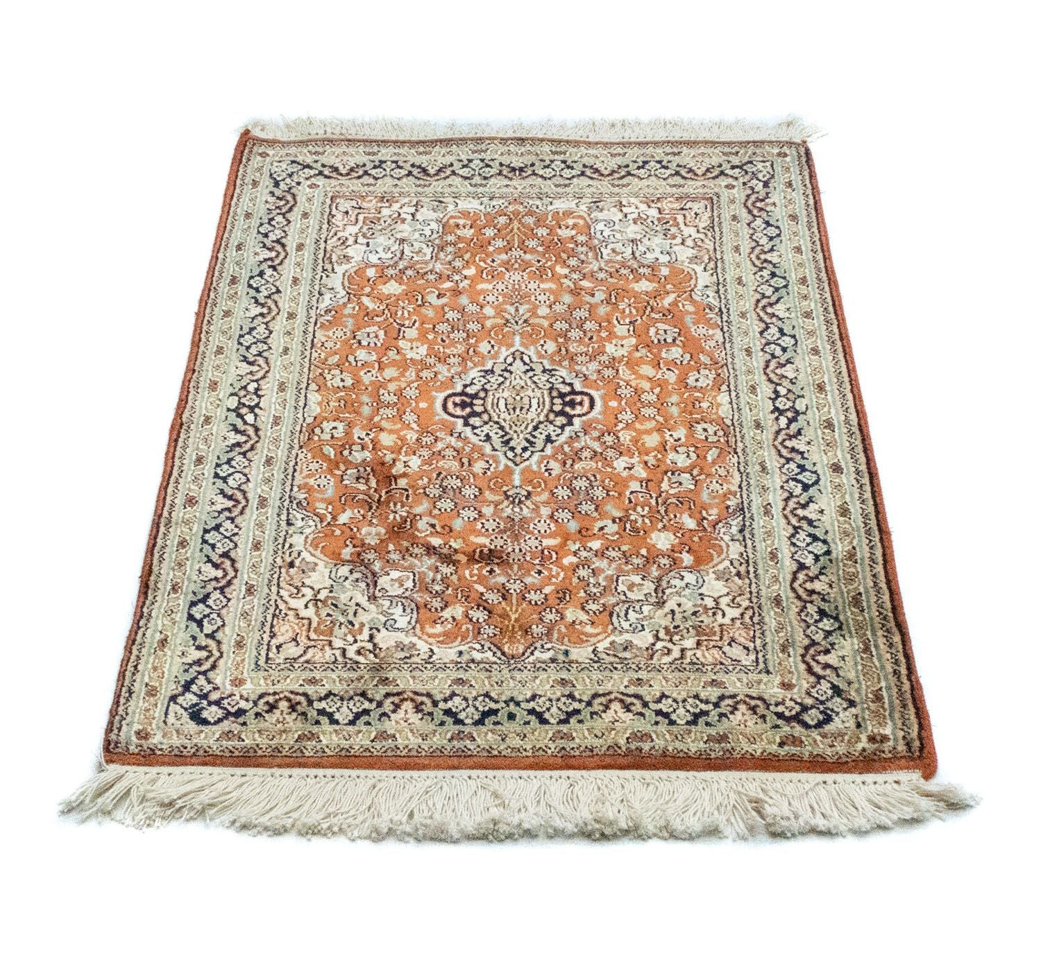 Seidenteppich - Kaschmir Seide 94 x 63 cm Fußmatte