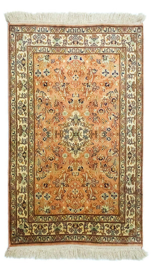Seidenteppich - Kaschmir Seide 95 x 61 cm Fußmatte