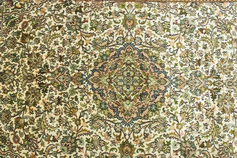 Seidenteppich - Kaschmir Seide 183 x 125 cm Teppichbrücke