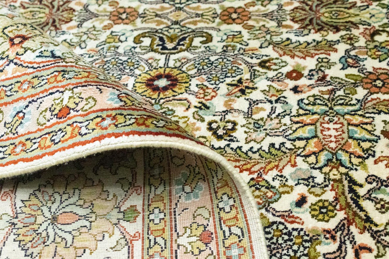 Seidenteppich - Kaschmir Seide 274 x 184 cm Teppich Wohnzimmer