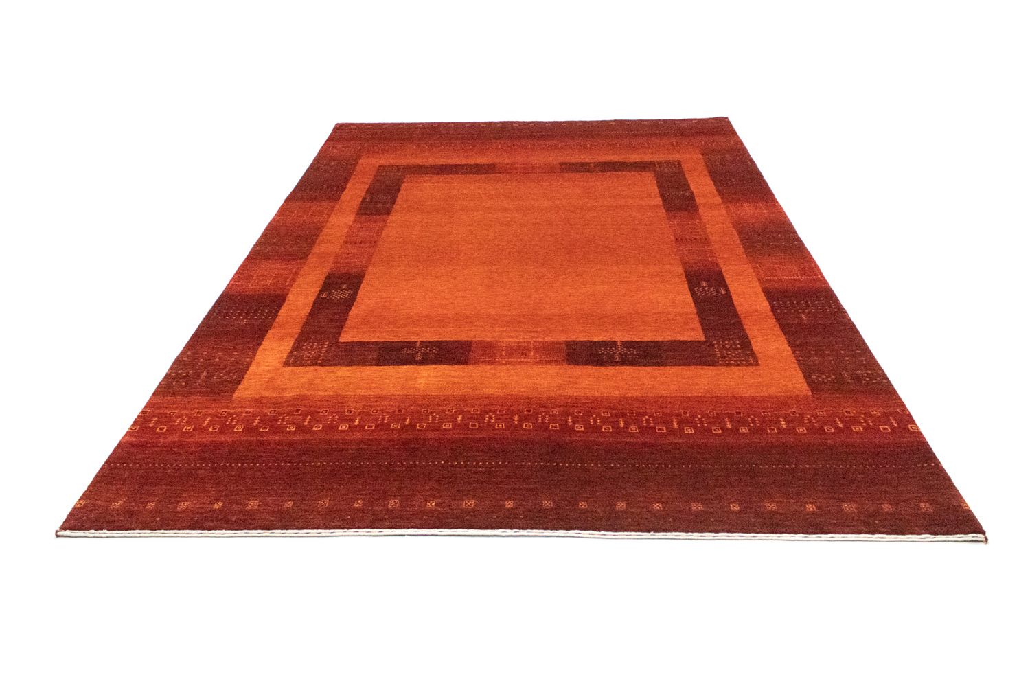 Gabbeh Teppich - Loribaft Indus 301 x 198 cm - rot