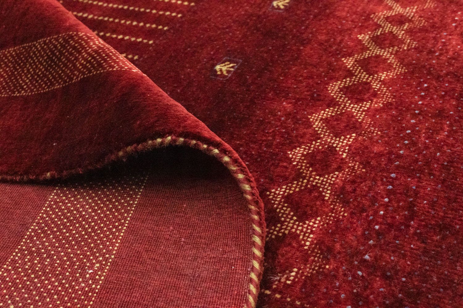 Gabbeh Teppich - Indus 291 x 204 cm - rot