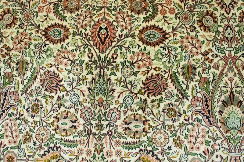 Seidenteppich - Kaschmir Seide 316 x 211 cm Wohnzimmer Teppich