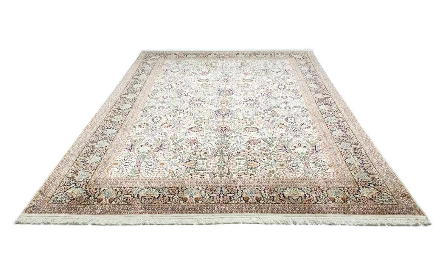 Seidenteppich - Kaschmir Seide 316 x 211 cm Wohnzimmer Teppich