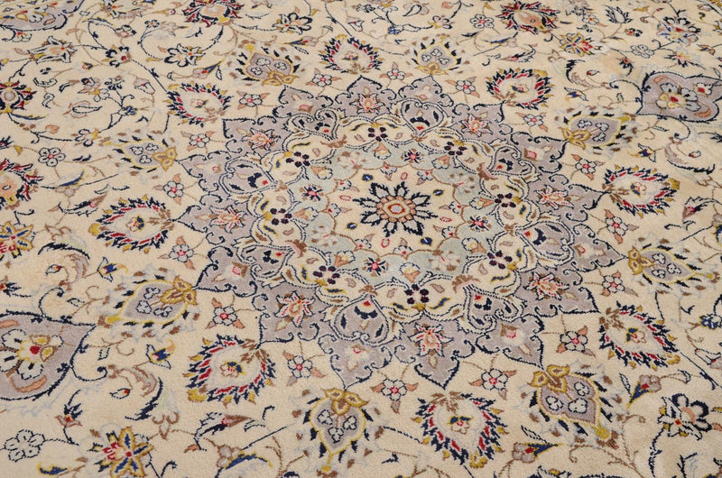 Perserteppich - Keshan 351 x 253 cm - beige