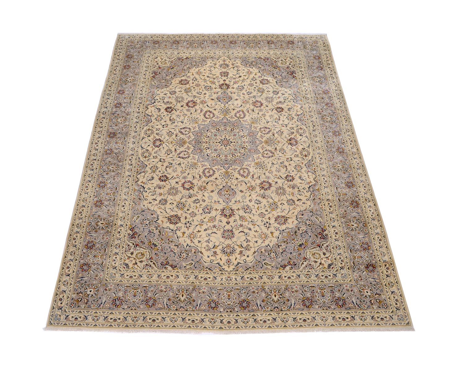 Perserteppich - Keshan 351 x 253 cm - beige