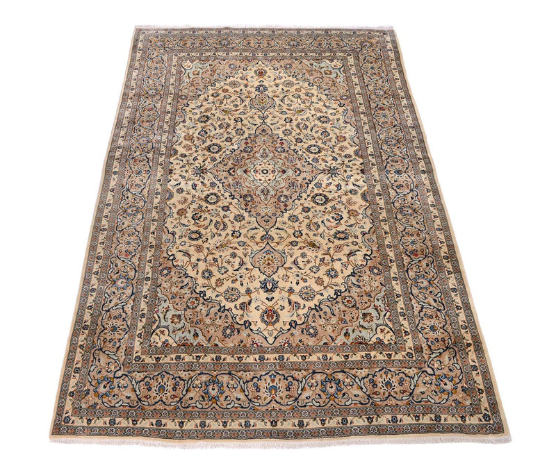 Perserteppich - Keshan 379 x 241 cm - beige