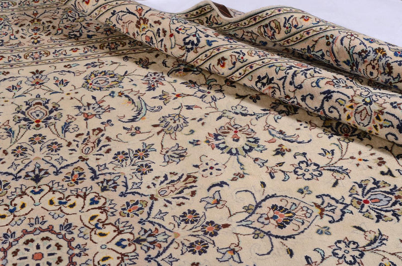 Perserteppich - Keshan 338 x 240 cm - beige