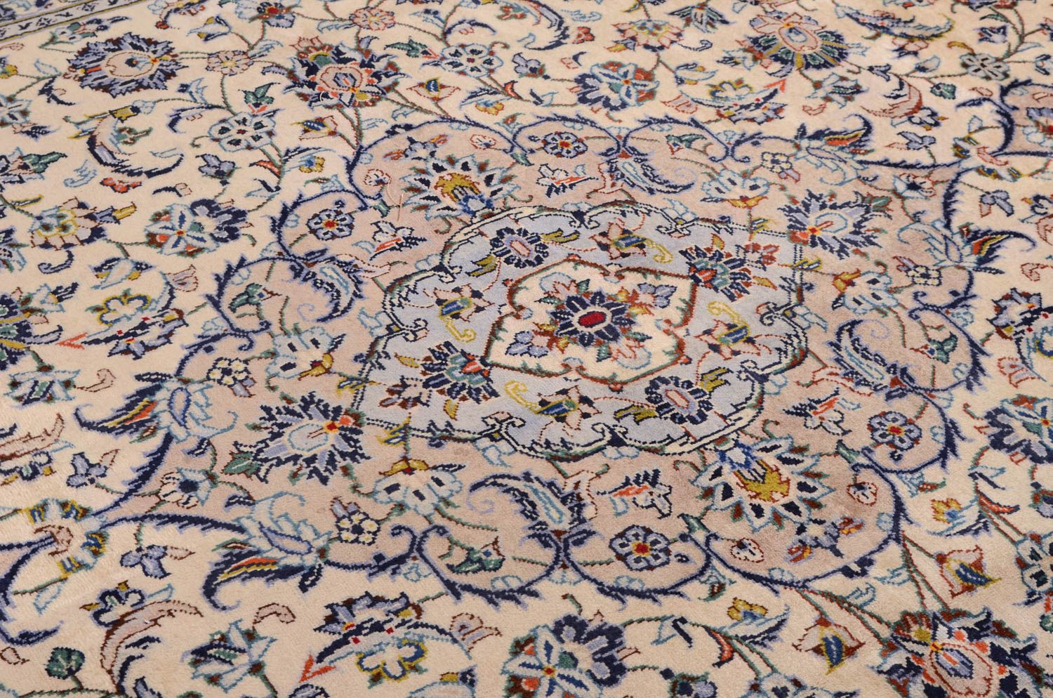 Perserteppich - Keshan 362 x 252 cm - beige