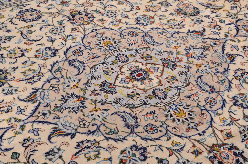 Perserteppich - Keshan 362 x 252 cm - beige