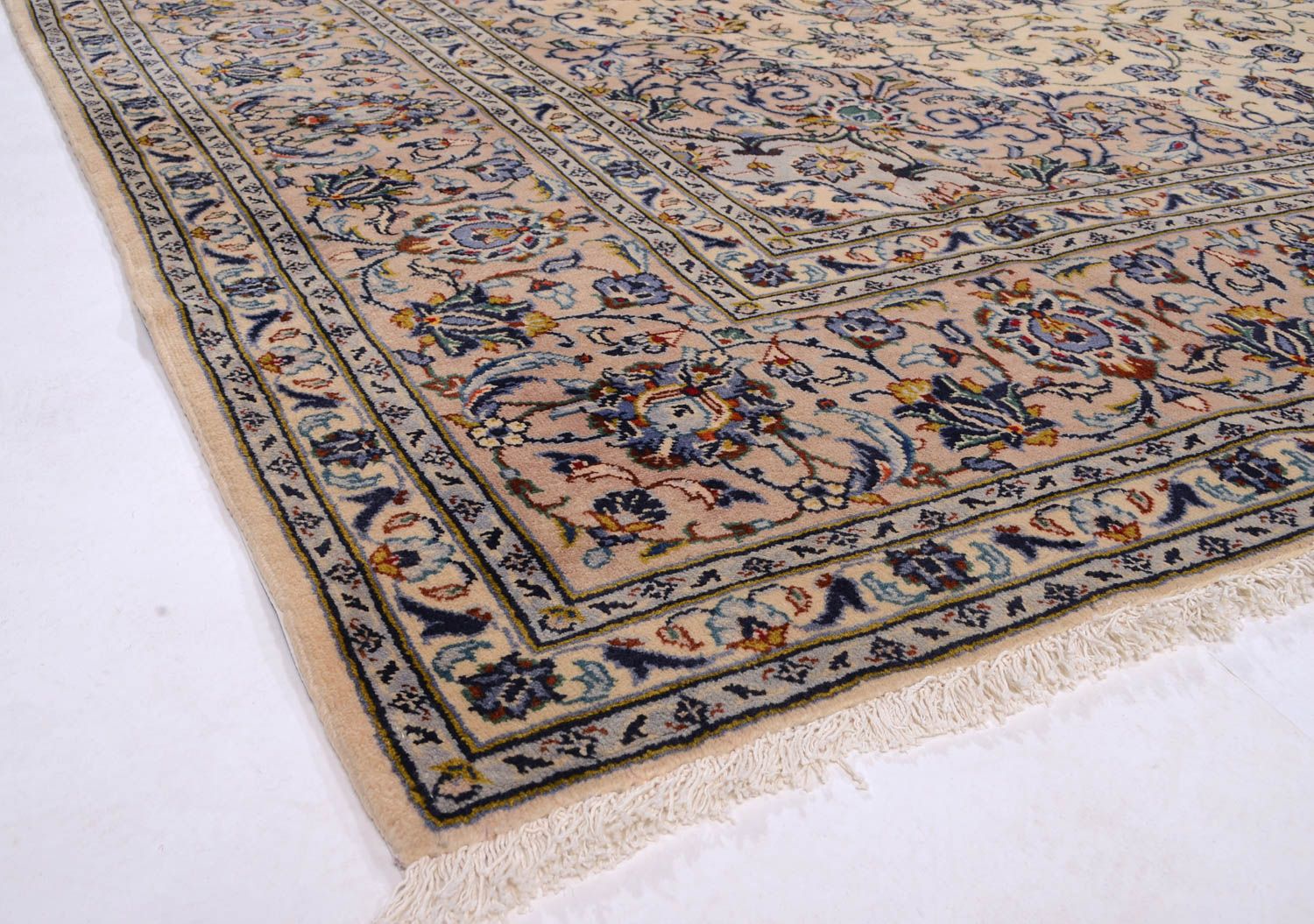 Perserteppich - Keshan 362 x 252 cm - beige