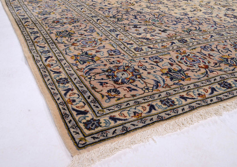 Perserteppich - Keshan 362 x 252 cm - beige