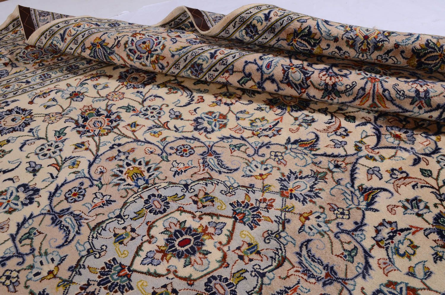 Perserteppich - Keshan 362 x 252 cm - beige