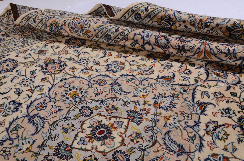 Perserteppich - Keshan 362 x 252 cm - beige