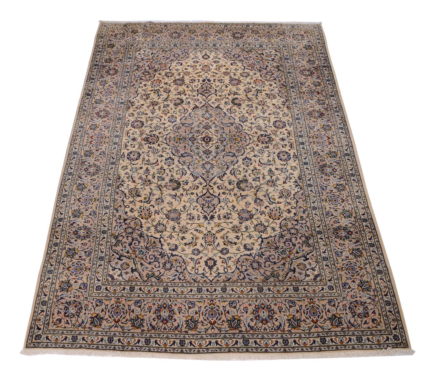 Perserteppich - Keshan 362 x 252 cm - beige