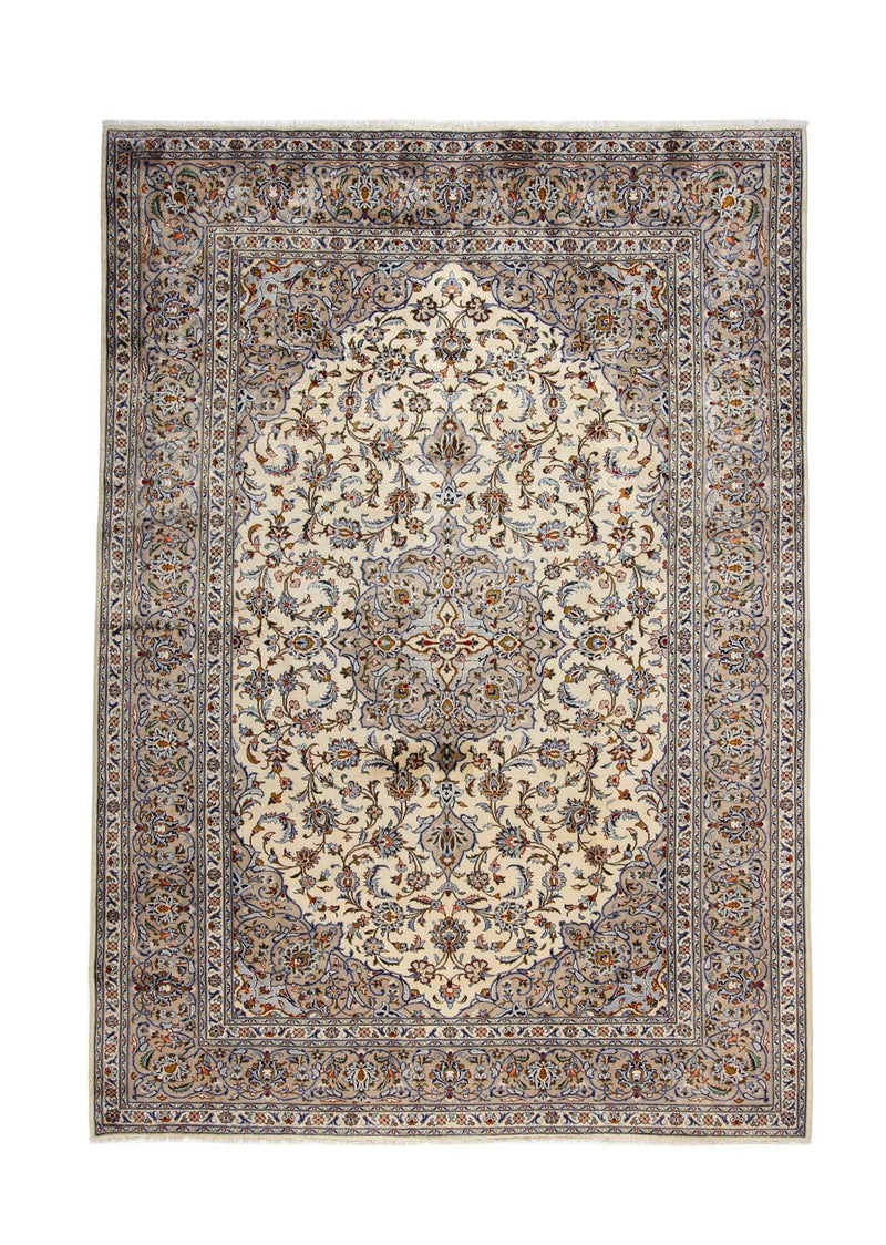 Perserteppich - Keshan 342 x 243 cm - beige