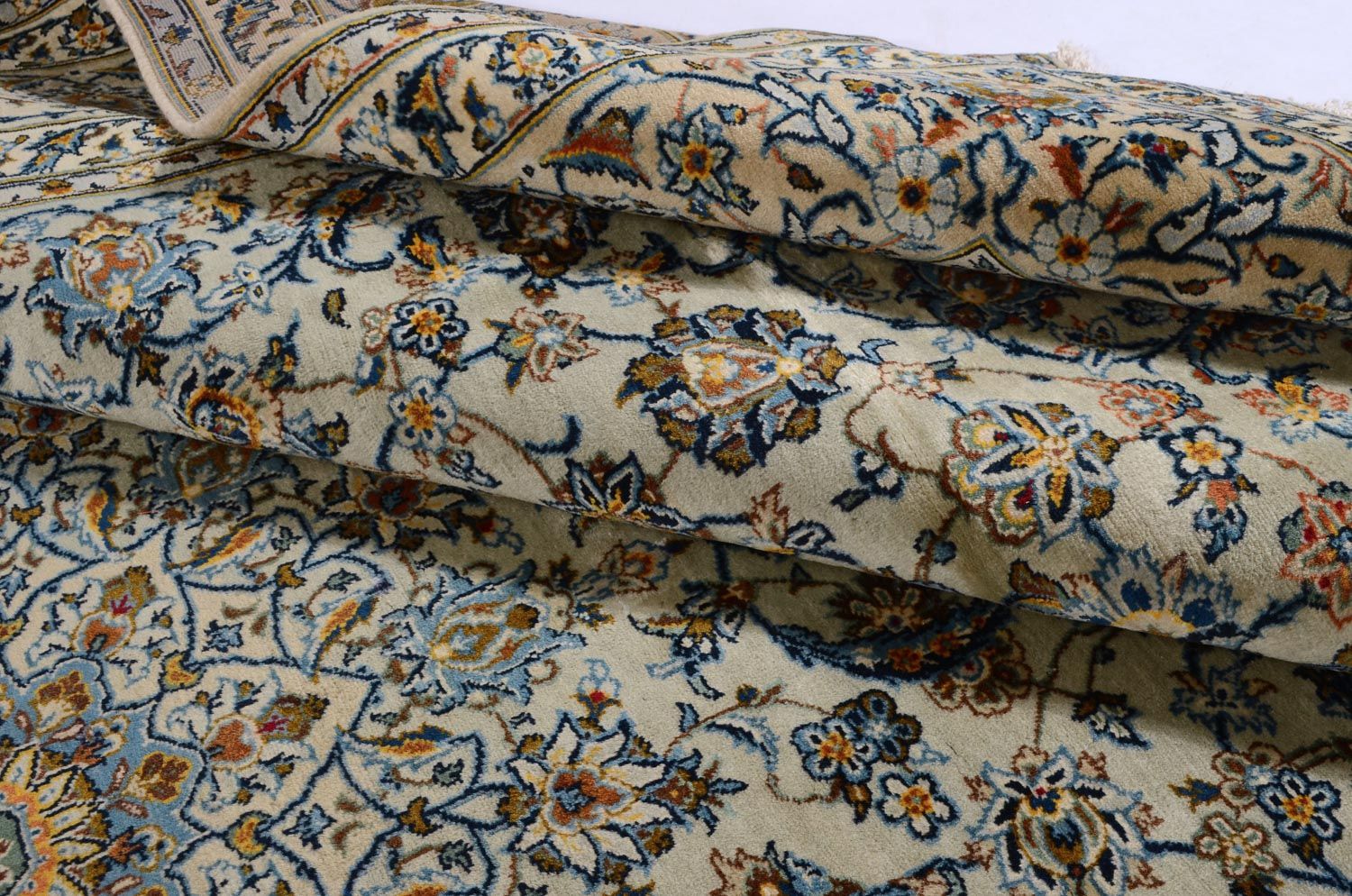 Perserteppich - Keshan 363 x 240 cm - grün