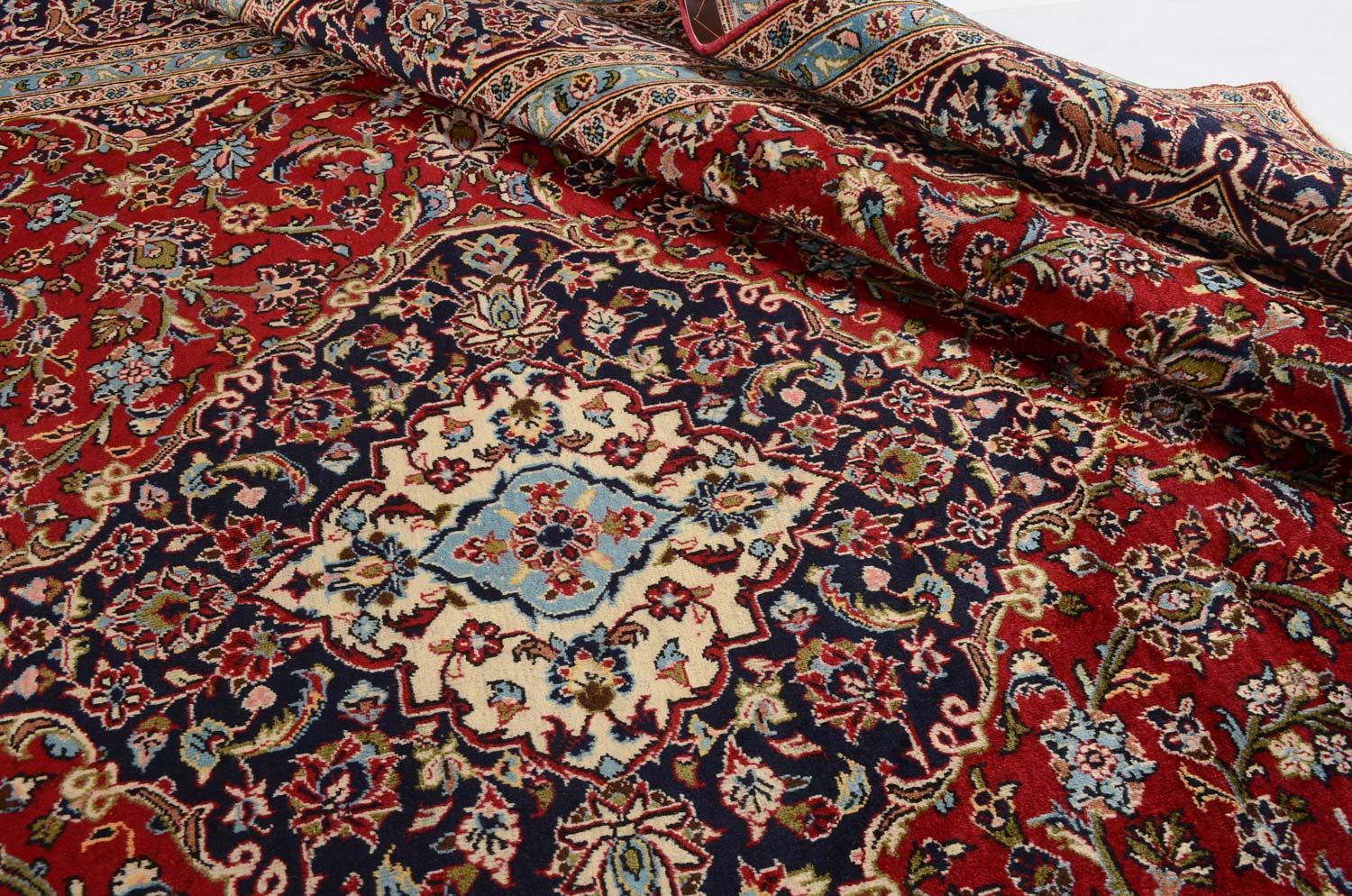 Perserteppich - Keshan 357 x 246 cm - rot