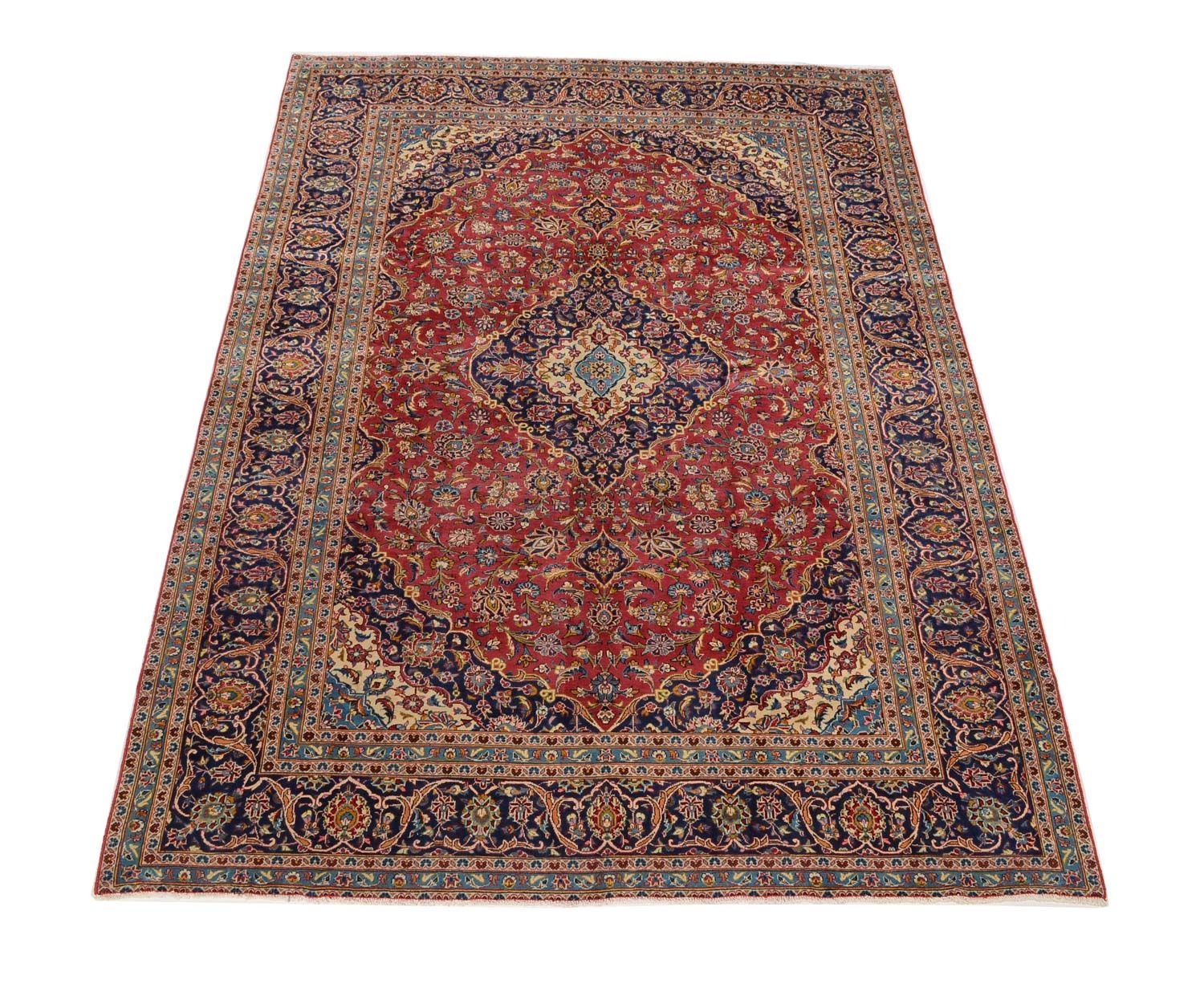 Perserteppich - Keshan 344 x 243 cm - rot