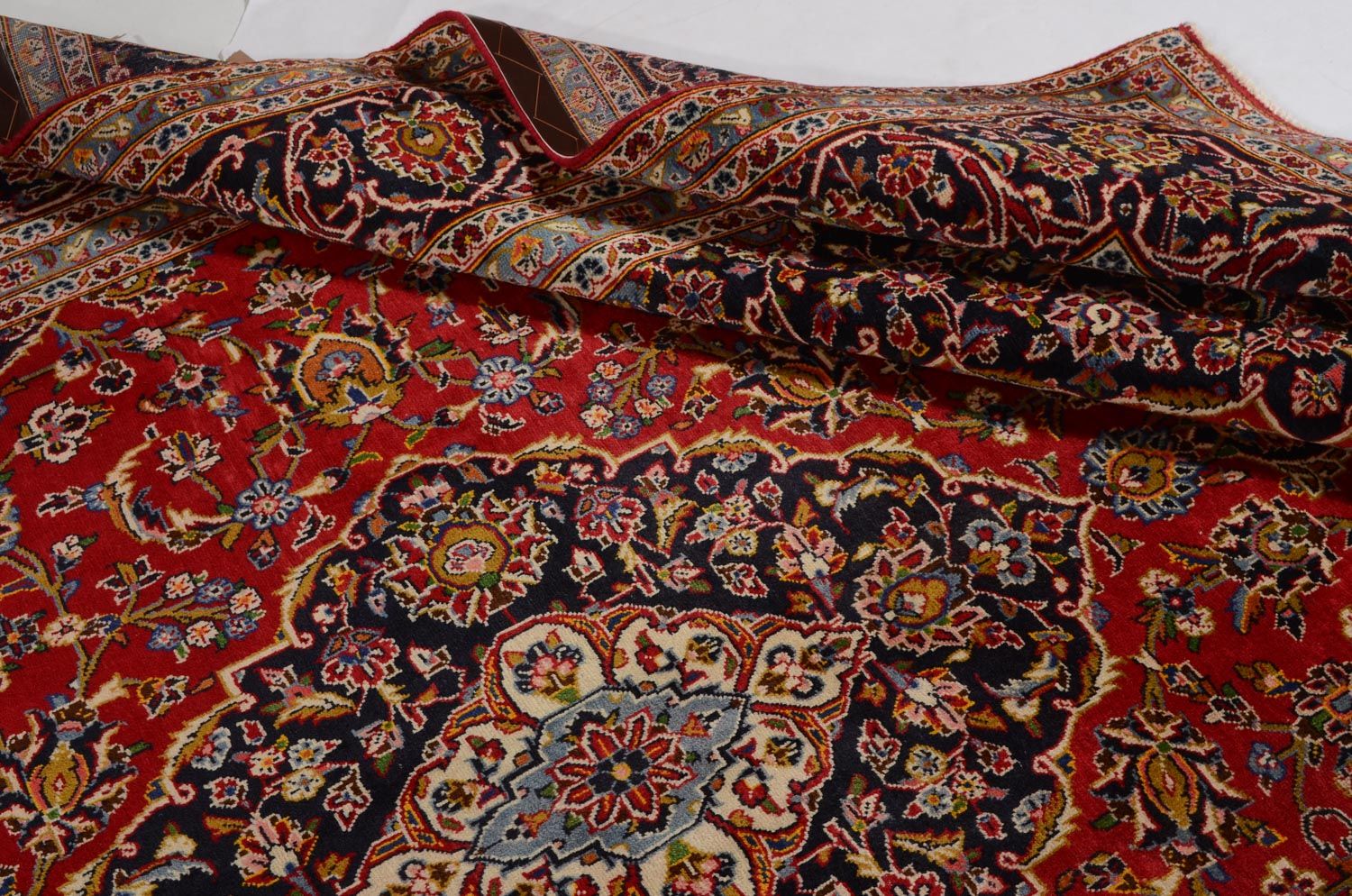 Perserteppich - Keshan 342 x 246 cm - rot
