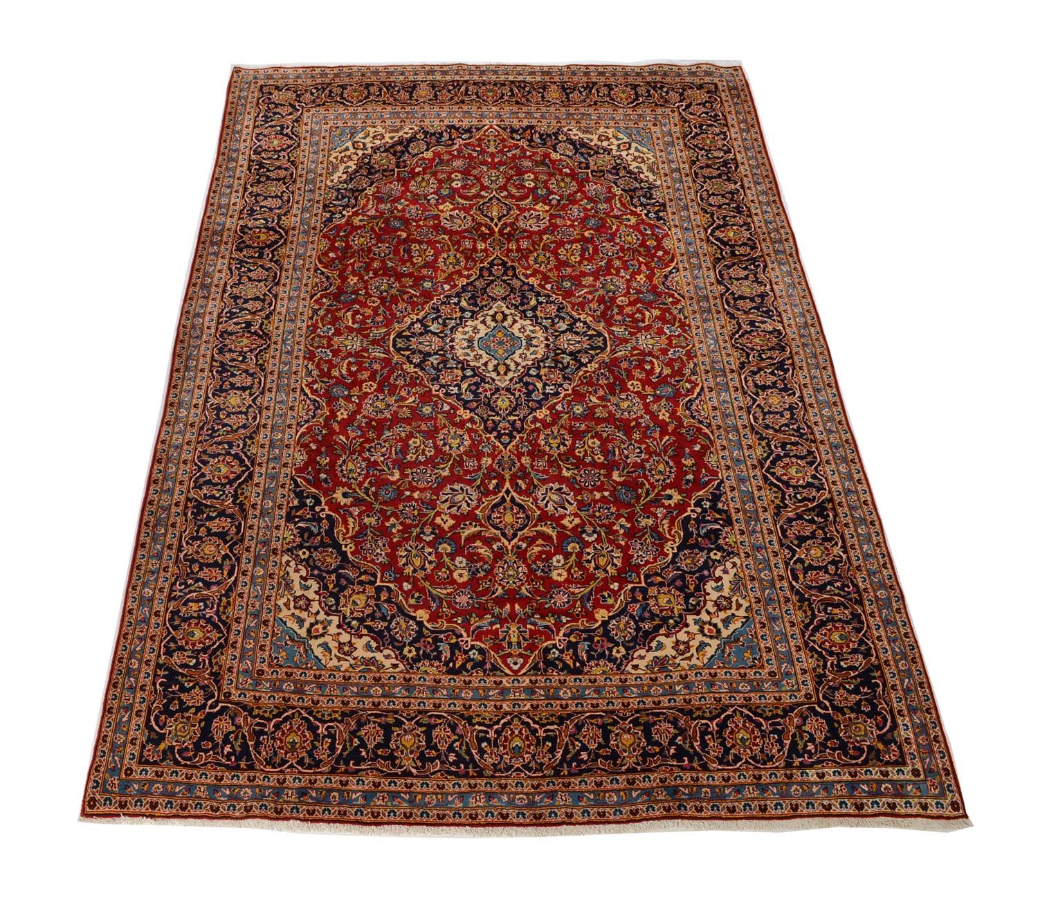 Perserteppich - Keshan 358 x 246 cm - rot