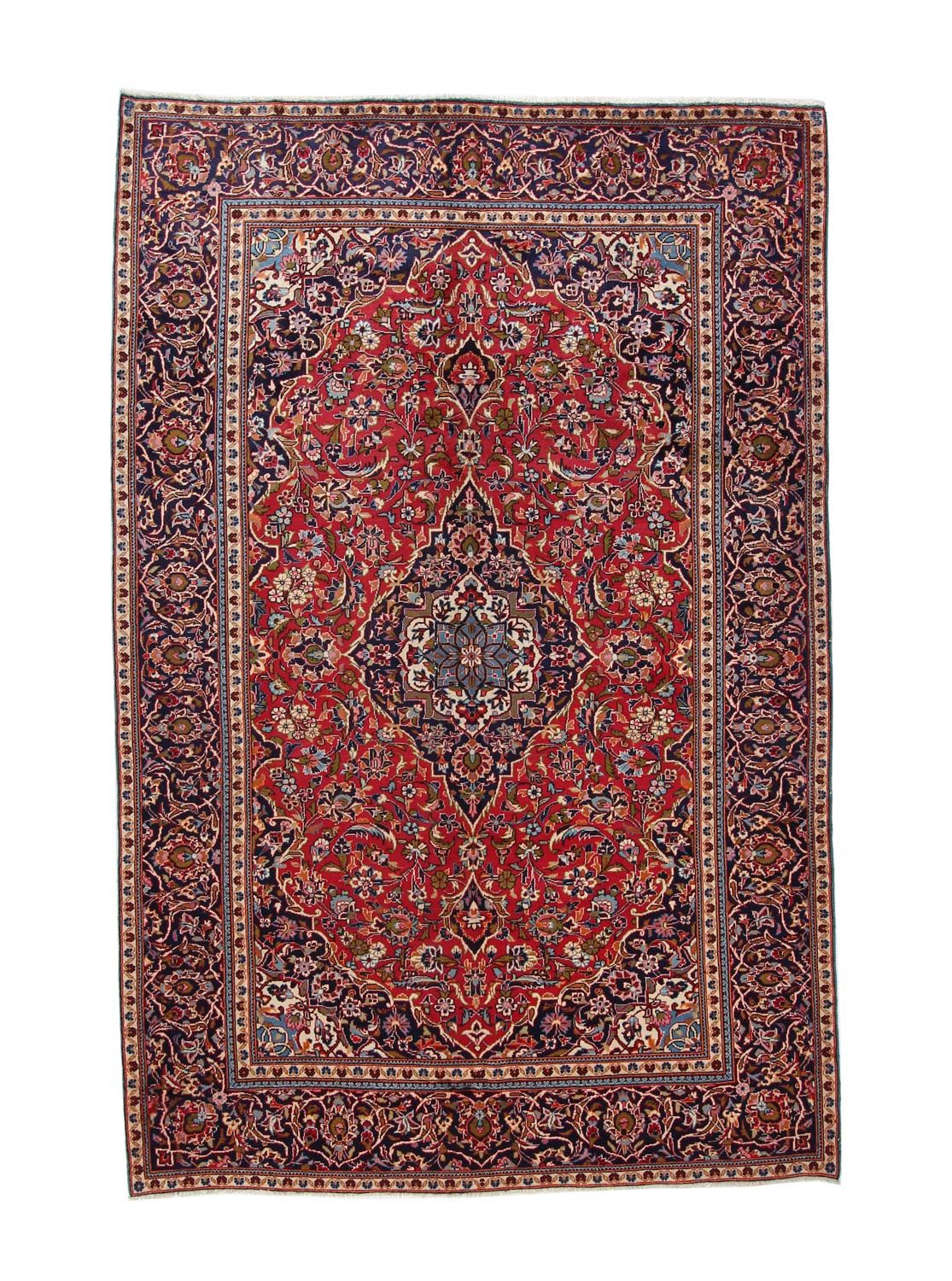 Perserteppich - Keshan 295 x 192 cm - rot