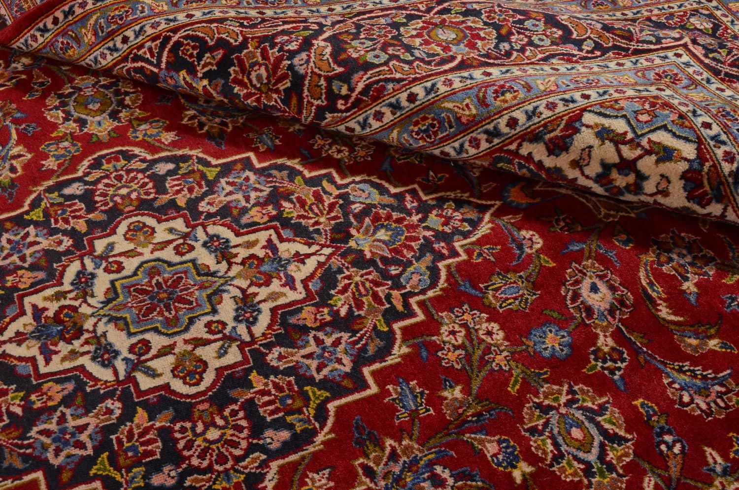 Perserteppich - Keshan 300 x 199 cm - rot