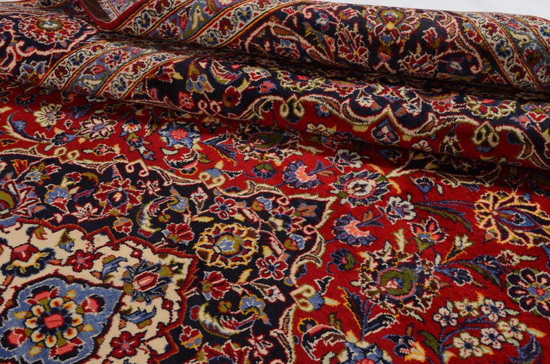 Perserteppich - Keshan 400 x 291 cm - rot