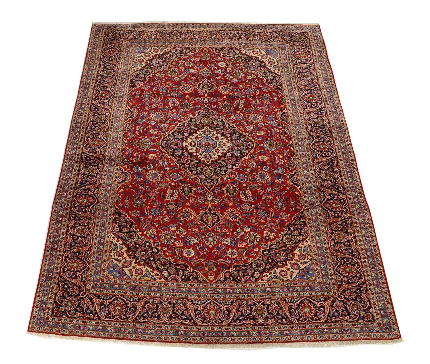 Perserteppich - Keshan 400 x 291 cm - rot