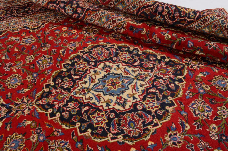 Perserteppich - Keshan 346 x 253 cm - rot
