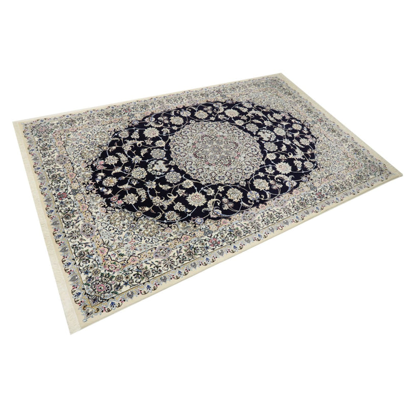 Perserteppich - Nain - Royal - 309 x 205 cm - dunkelblau