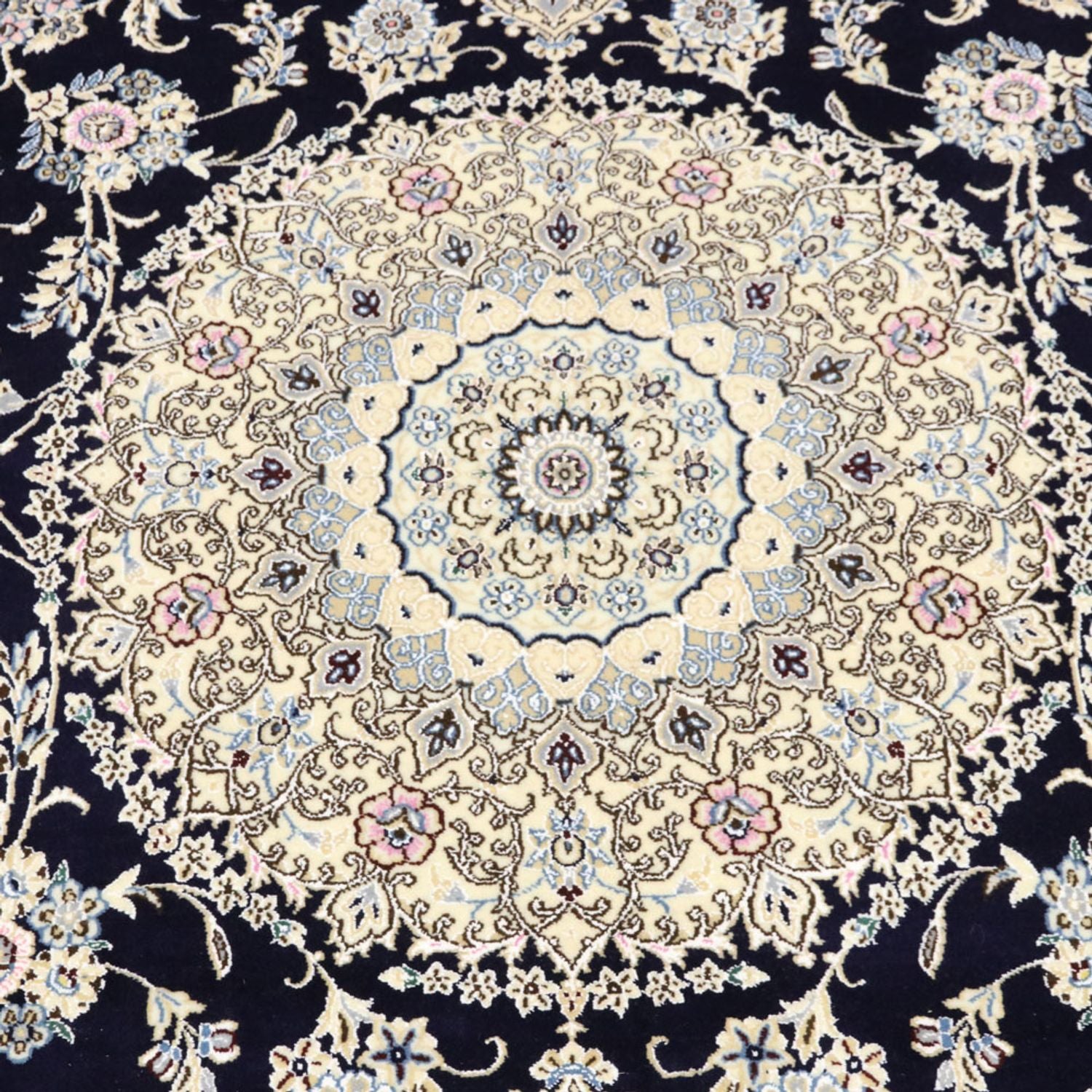 Perserteppich - Nain - Royal - 304 x 250 cm - dunkelblau