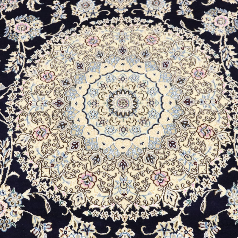 Perserteppich - Nain - Royal - 304 x 250 cm - dunkelblau