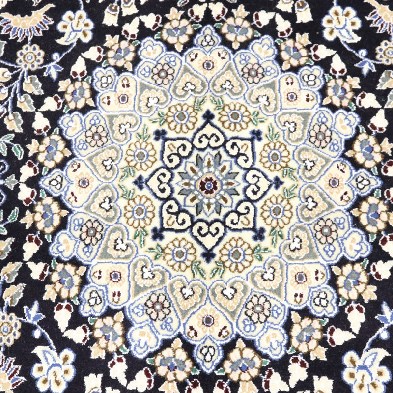 Perserteppich - Nain - Royal - 202 x 130 cm - dunkelblau