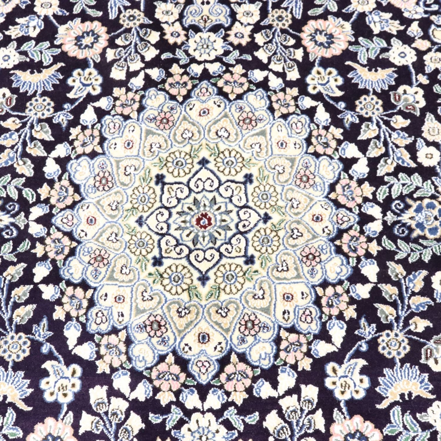 Perserteppich - Nain - Royal - 204 x 128 cm - dunkelblau