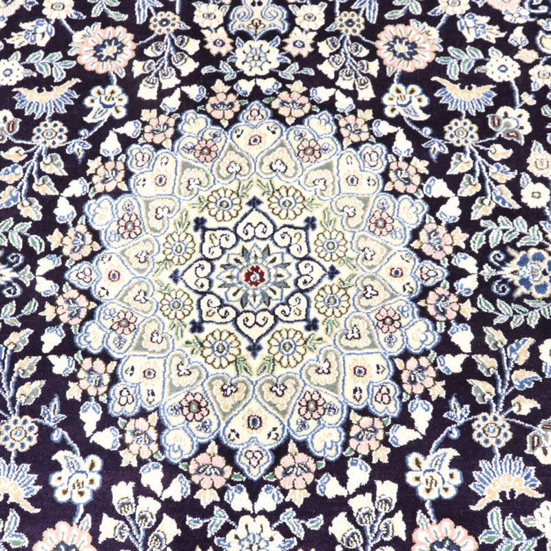 Perserteppich - Nain - Royal - 204 x 128 cm - dunkelblau