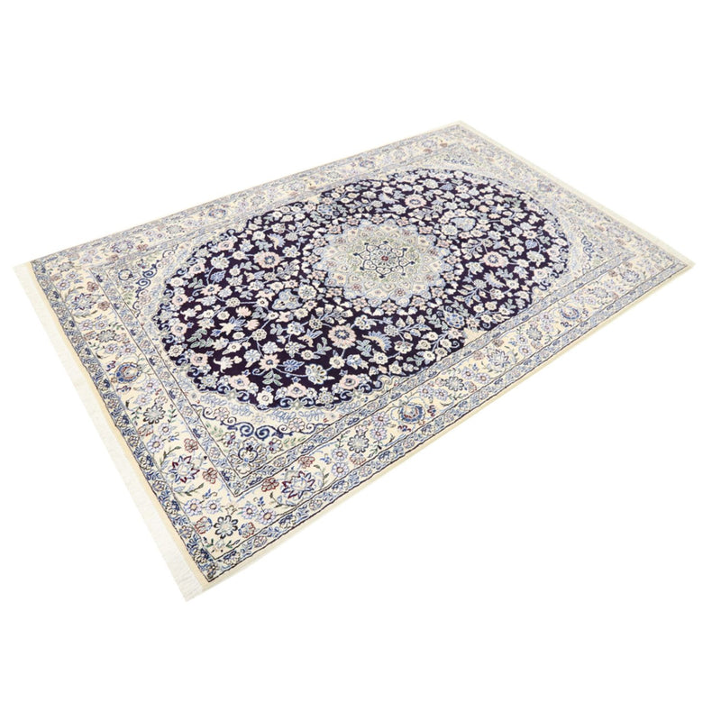 Perserteppich - Nain - Royal - 204 x 128 cm - dunkelblau