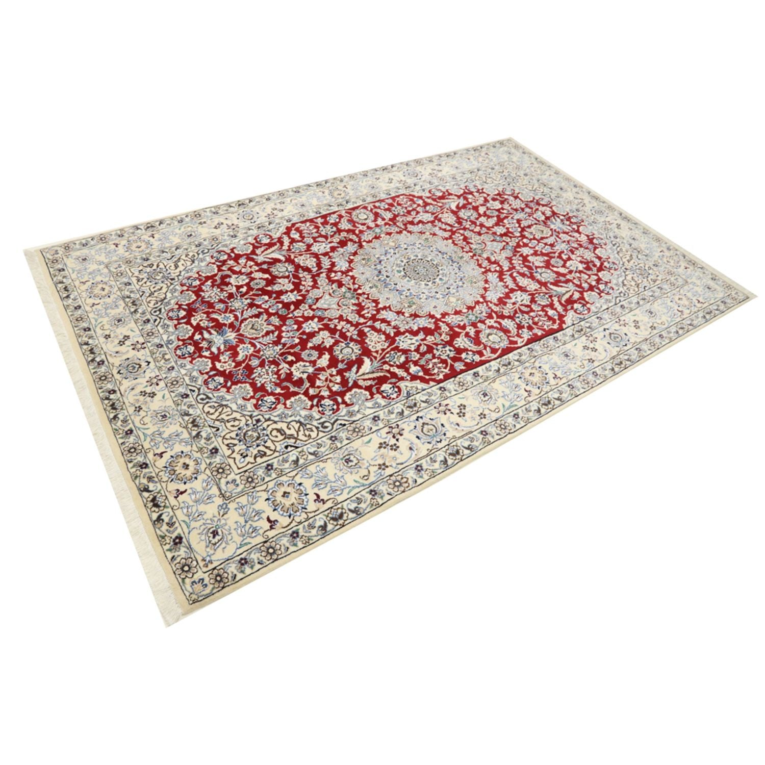 Perserteppich - Nain - Royal - 248 x 148 cm - rot