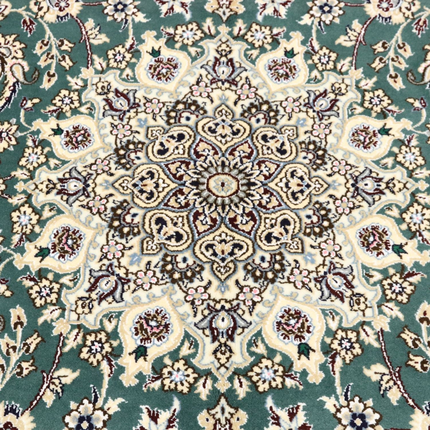 Perserteppich - Nain - Royal - 259 x 156 cm - grün