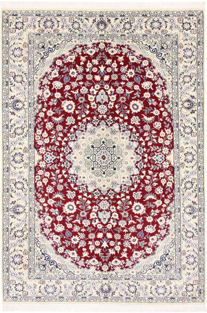 Perserteppich - Nain - Royal - 218 x 156 cm - rot