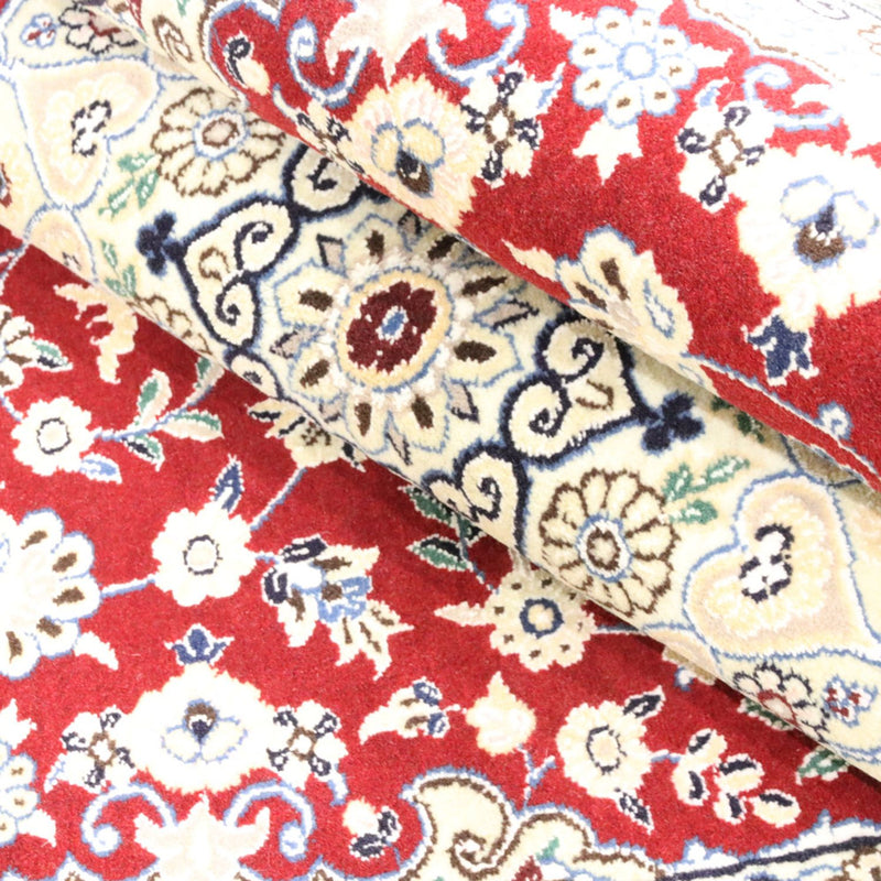 Perserteppich - Nain - Royal - 218 x 156 cm - rot